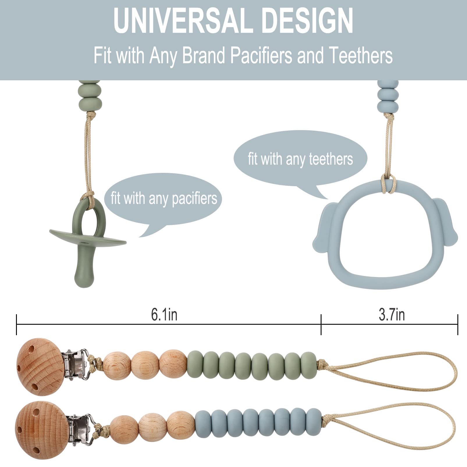 Aulege secure clip design prevents damage to clothes and skin.