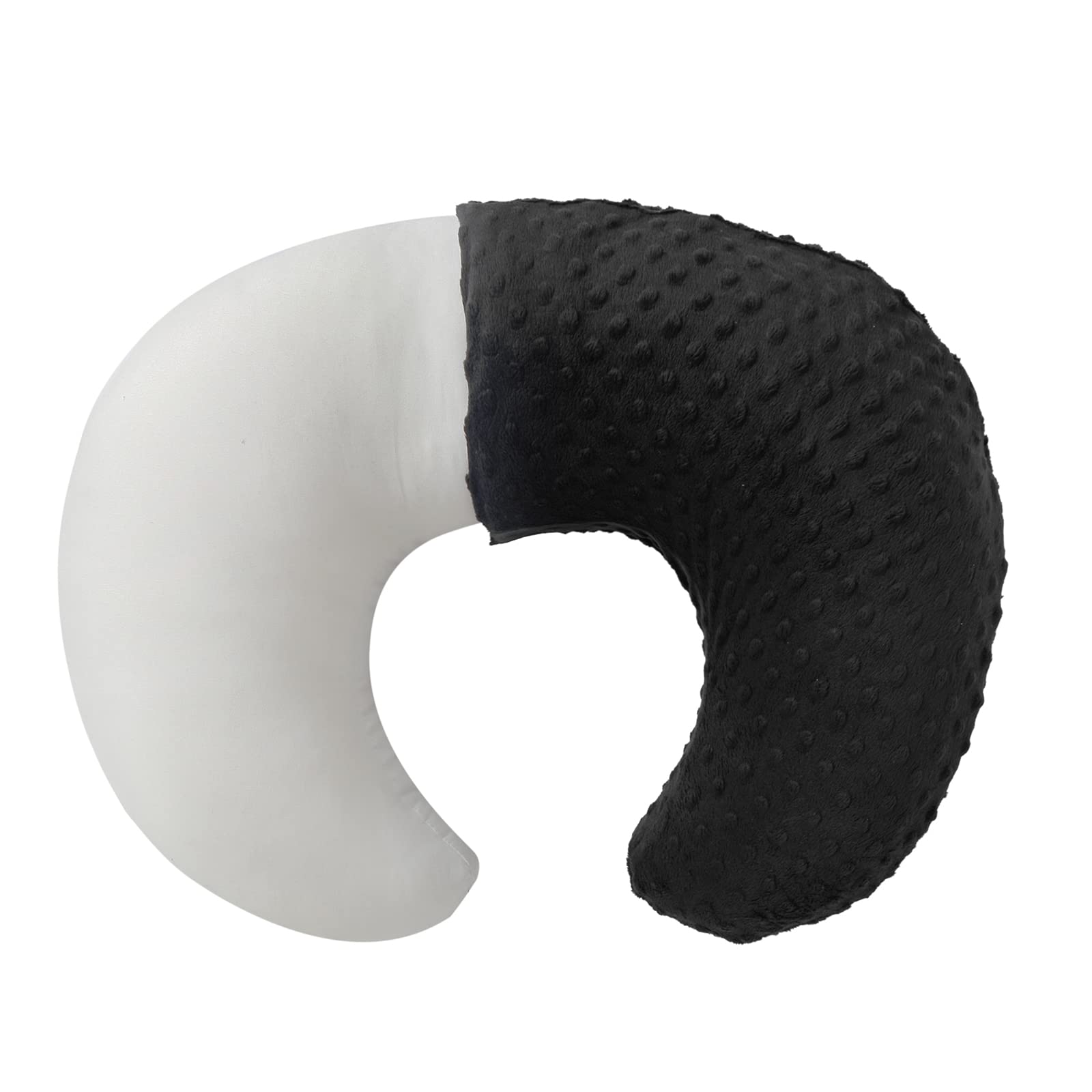 Aullar nursing pillow with black cover, ready for comfortable feeding sessions