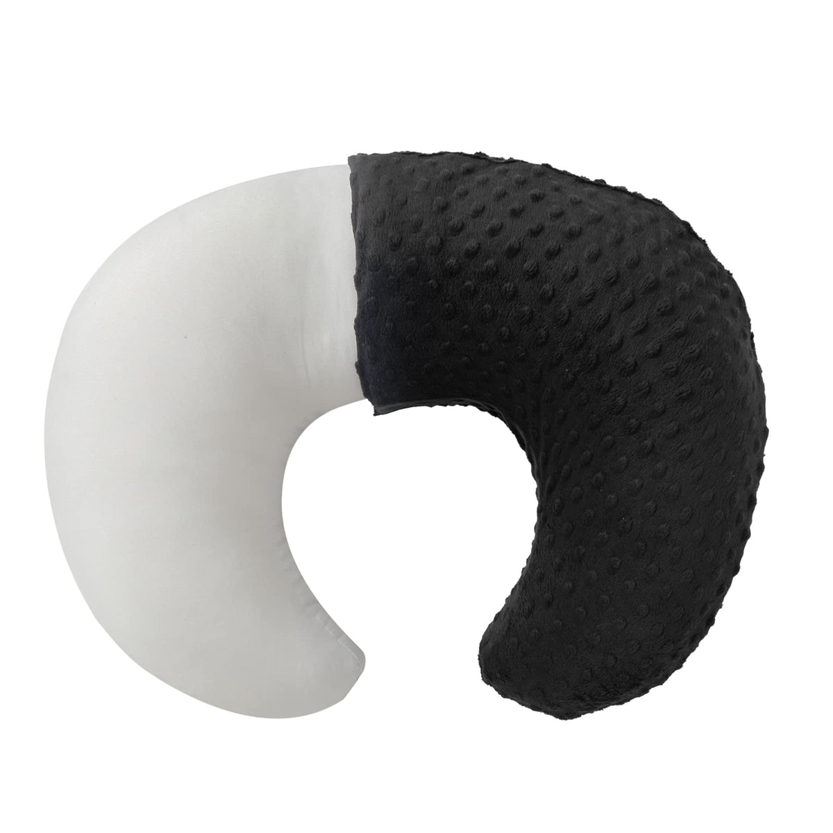 Aullar nursing pillow with black cover, ready for comfortable feeding sessions