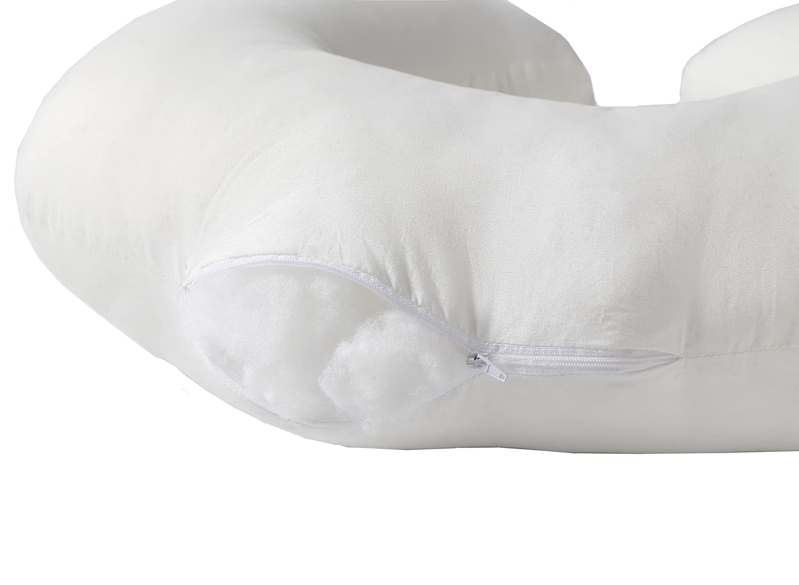 Aullar nursing pillow cover detail highlighting soft fabric and care