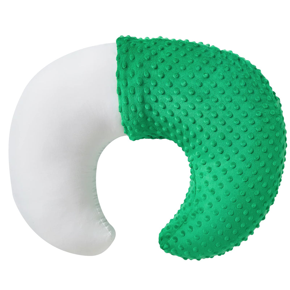 Aullar nursing pillow cover fern green for cozy, easy-care feeding sessions