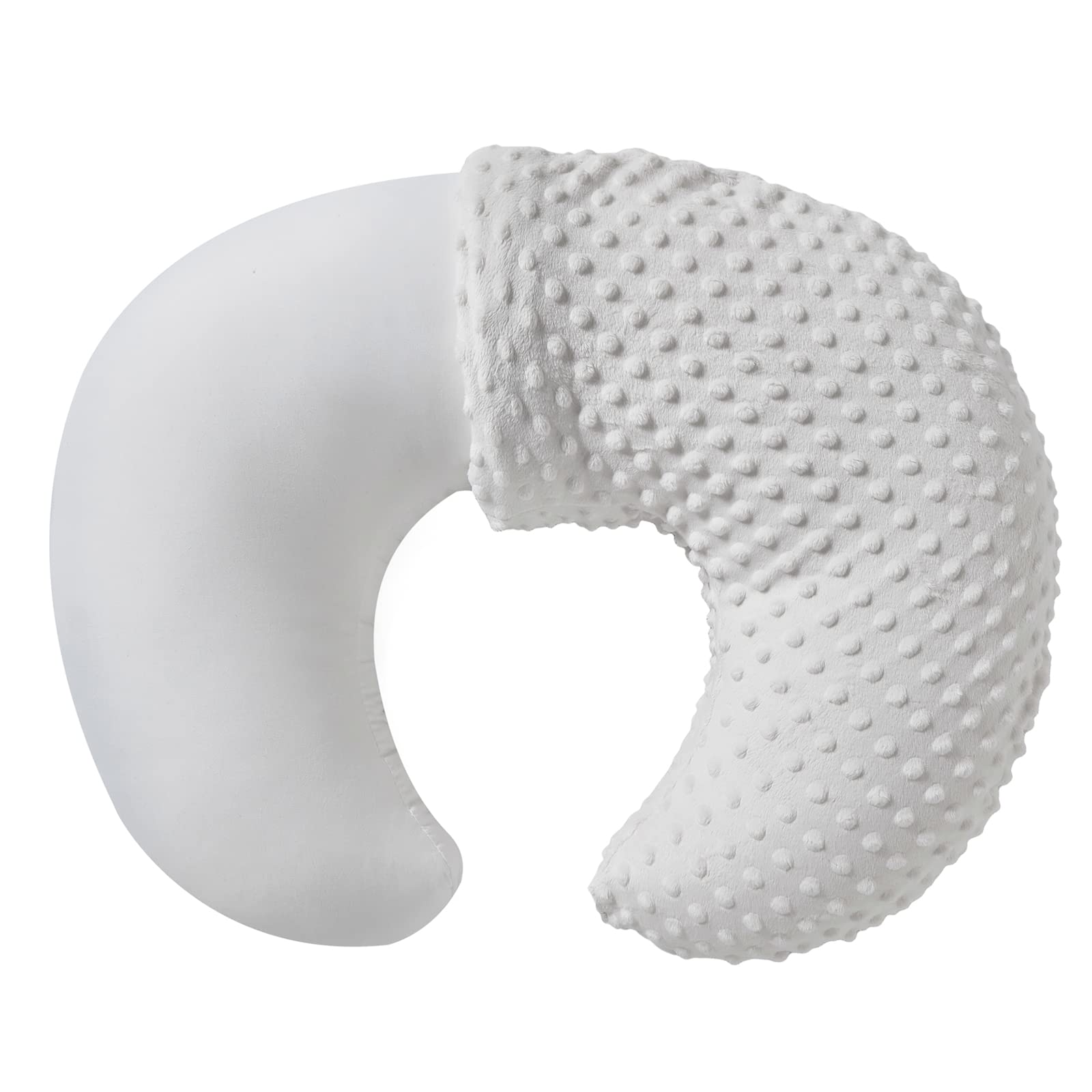 Aullar nursing pillow cover in white for easy-care, clean feeding setups.