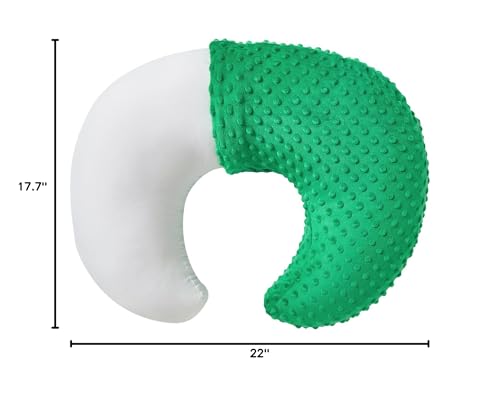 Aullar nursing pillow dimensions shown: 22 x 17.7 inches