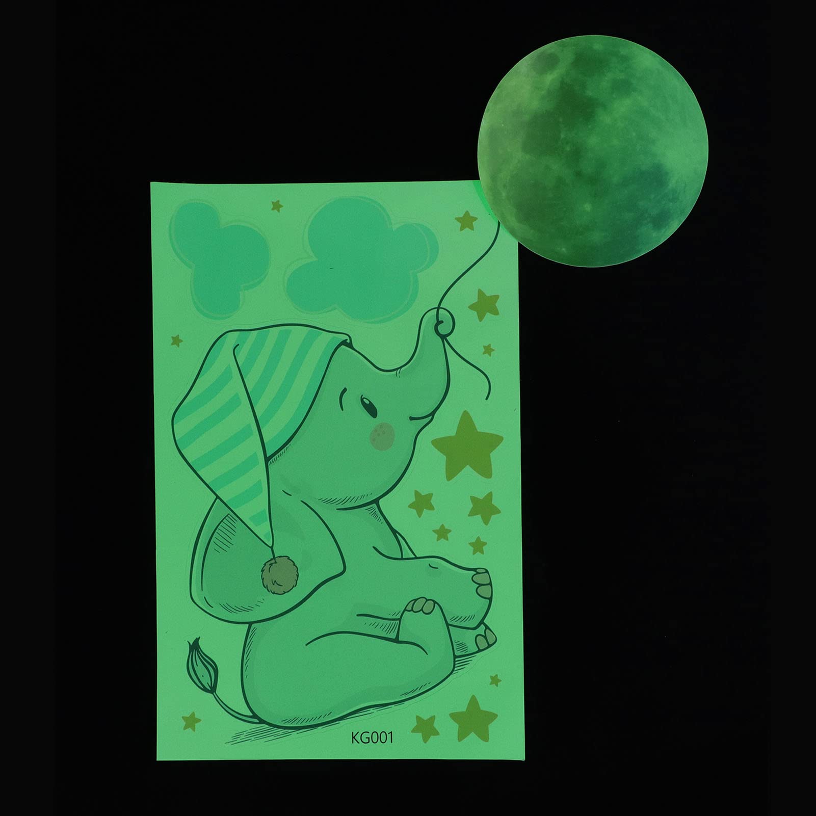 AUNMAS glow wall stickers suit bedrooms living rooms nurseries and studies.