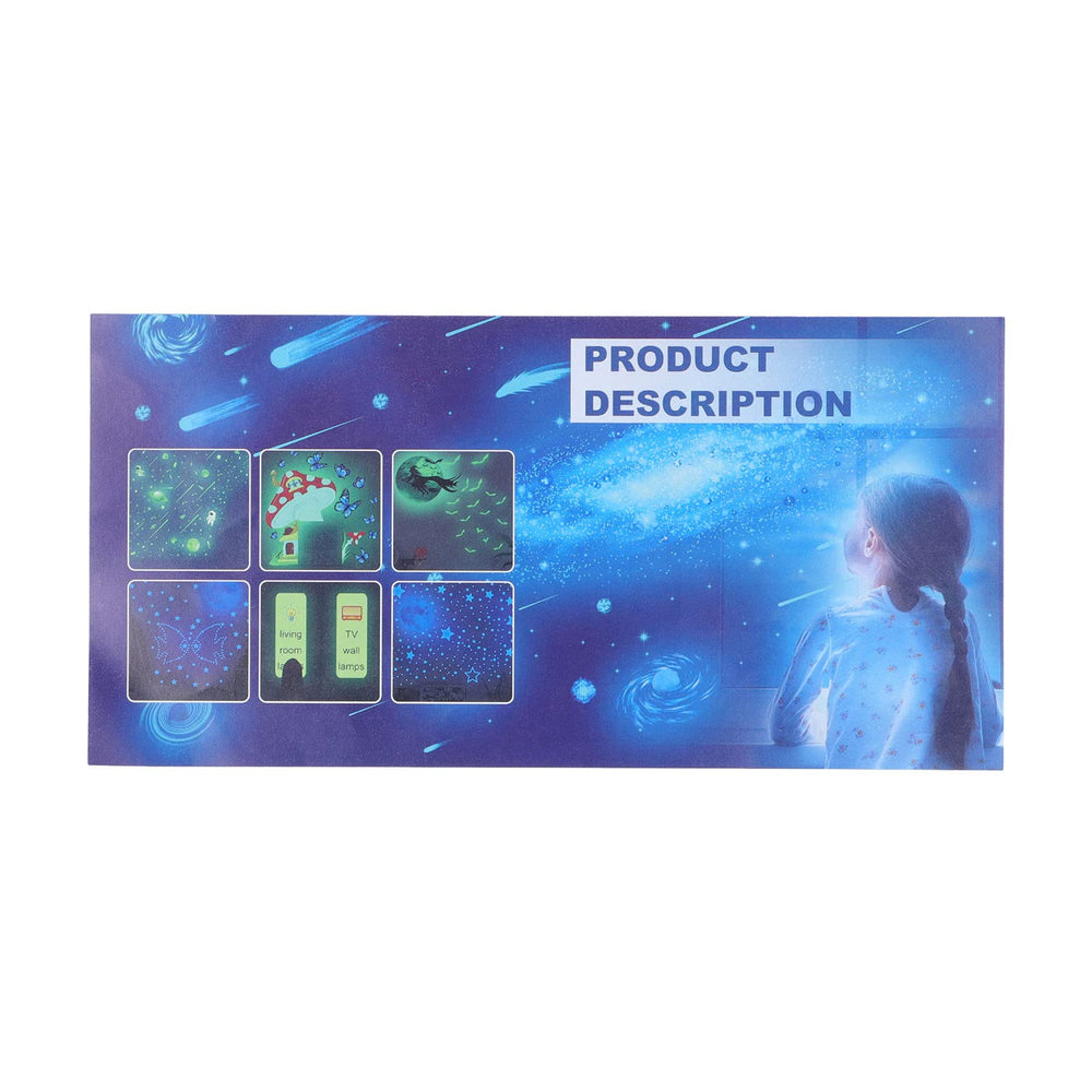 AUNMAS glow wall stickers include clear English manuals for setup.