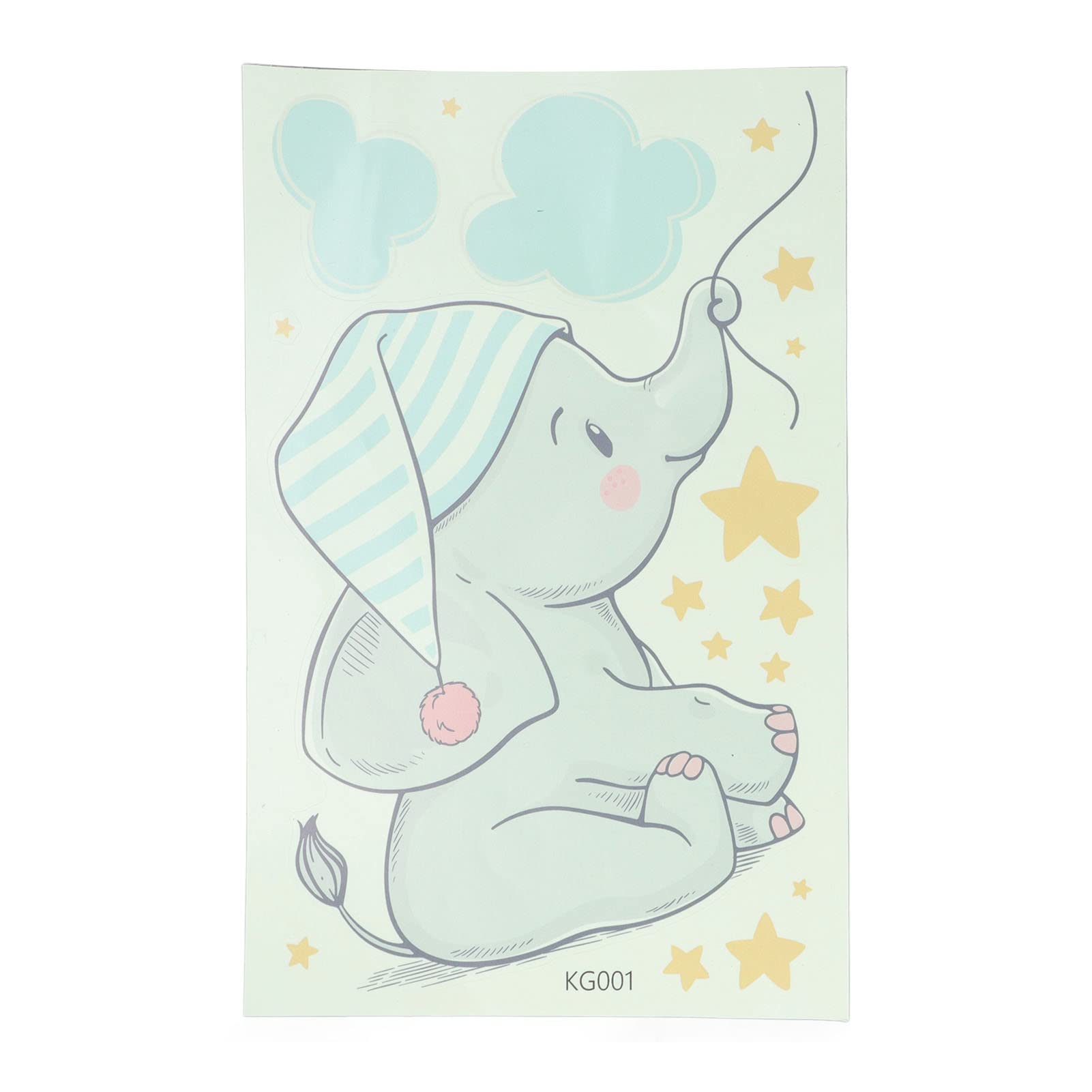 AUNMAS glow wall stickers are easy to apply on clean smooth surfaces.