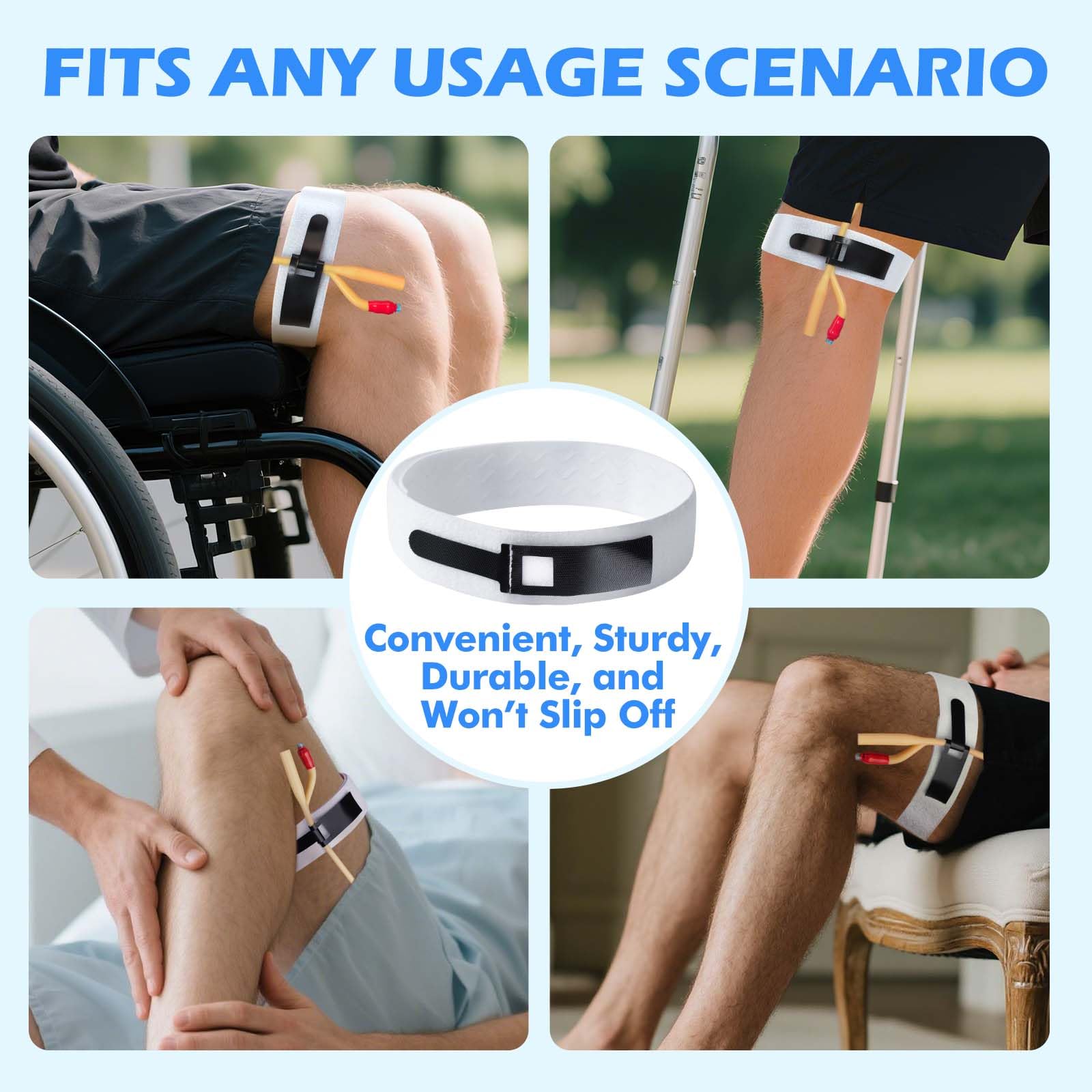 AurMirai 3-pack provides three adjustable straps for versatile home care.