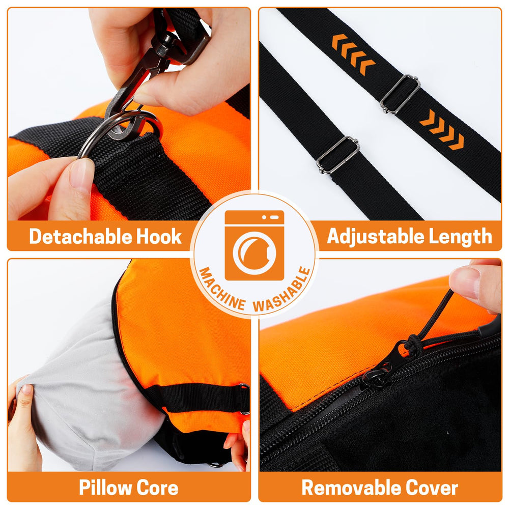 Aurya adjustable strap keeps the foot rest securely in place