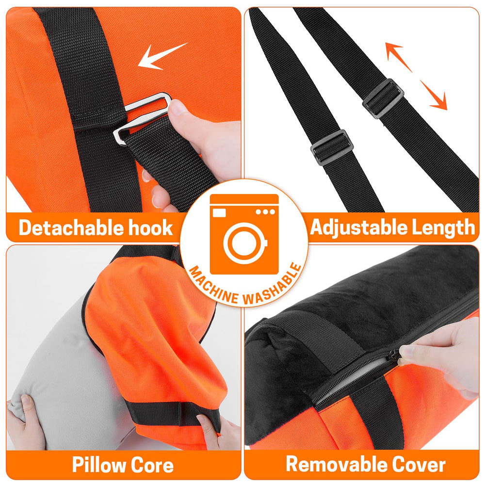 Aurya foot rest doubles as versatile comfort with two-material design.
