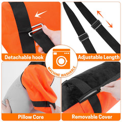 Aurya foot rest doubles as versatile comfort with two-material design.