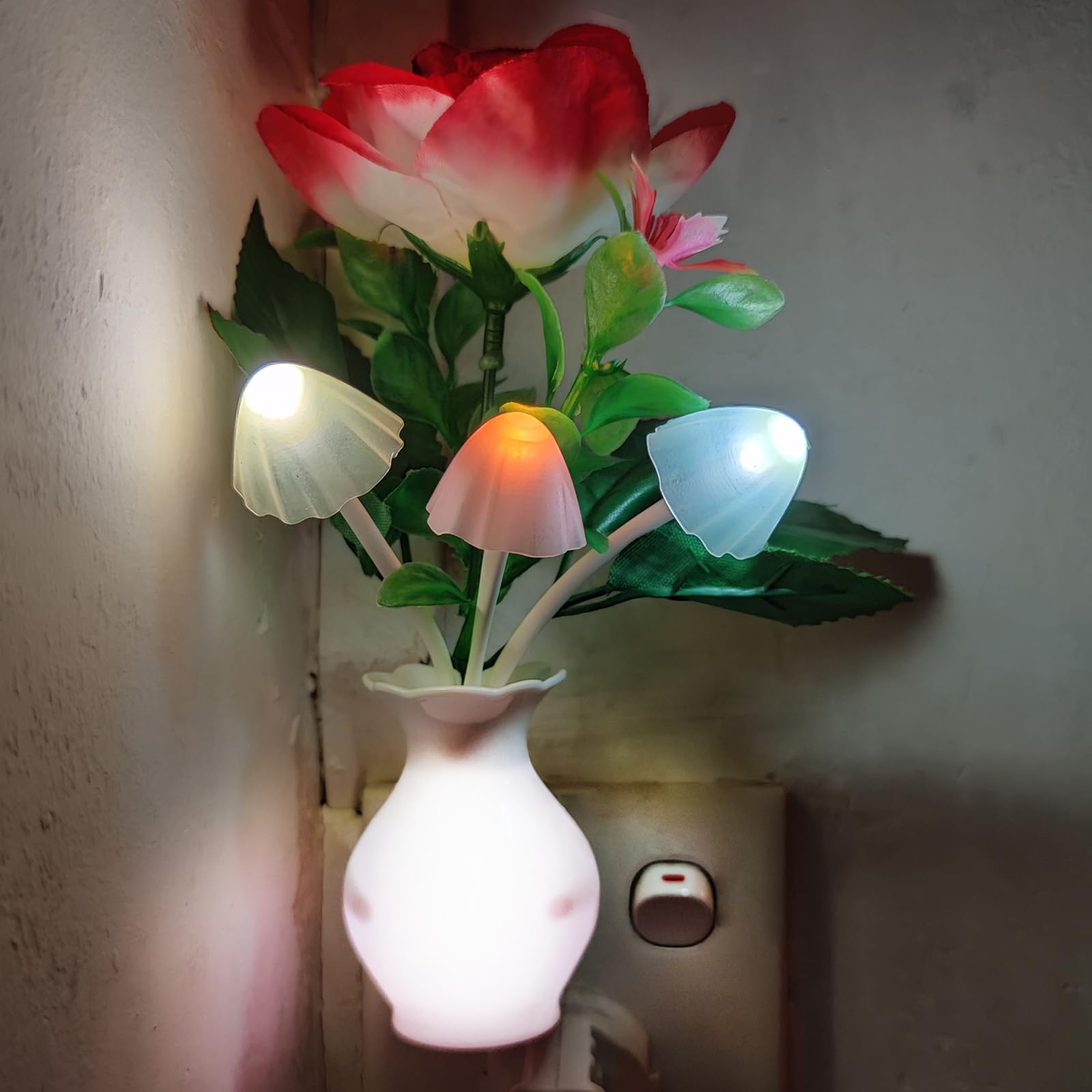 AUSAYE night light brightens bedrooms, bathrooms, and kitchens with charm.