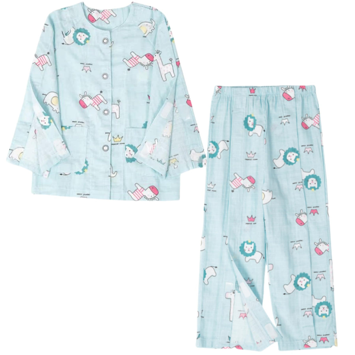 AUSTYLCO adaptive child gown with full opening for easy dressing and privacy.