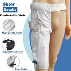 AUSTYLCO catheter leg bag stabilizer with adjustable belts offers versatile fit.