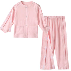 AUSTYLCO child bedridden clothing with full-opening front for easy dressing.
