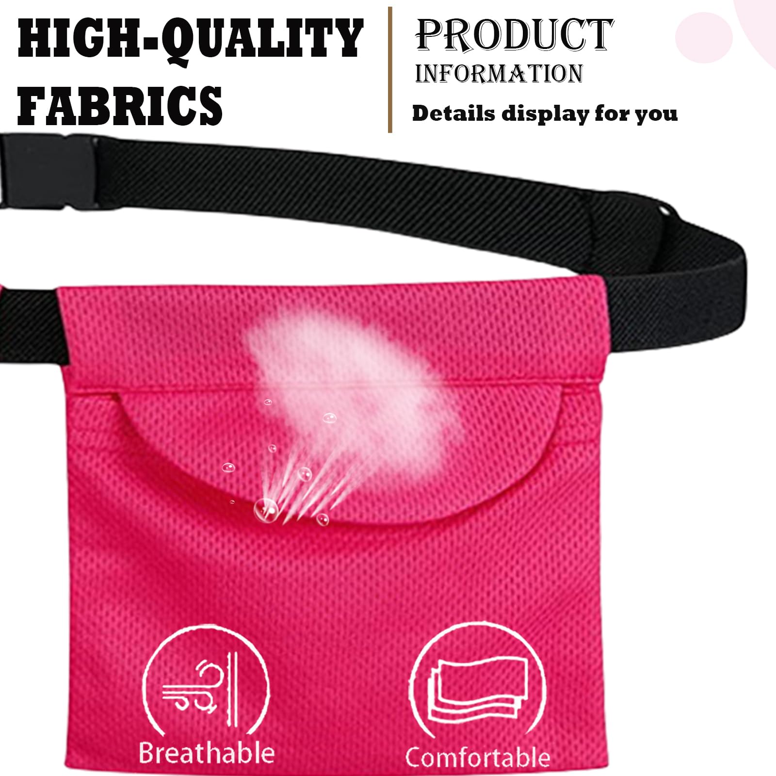 AUSTYLCO double drainage pockets help keep bottles secure during recovery.