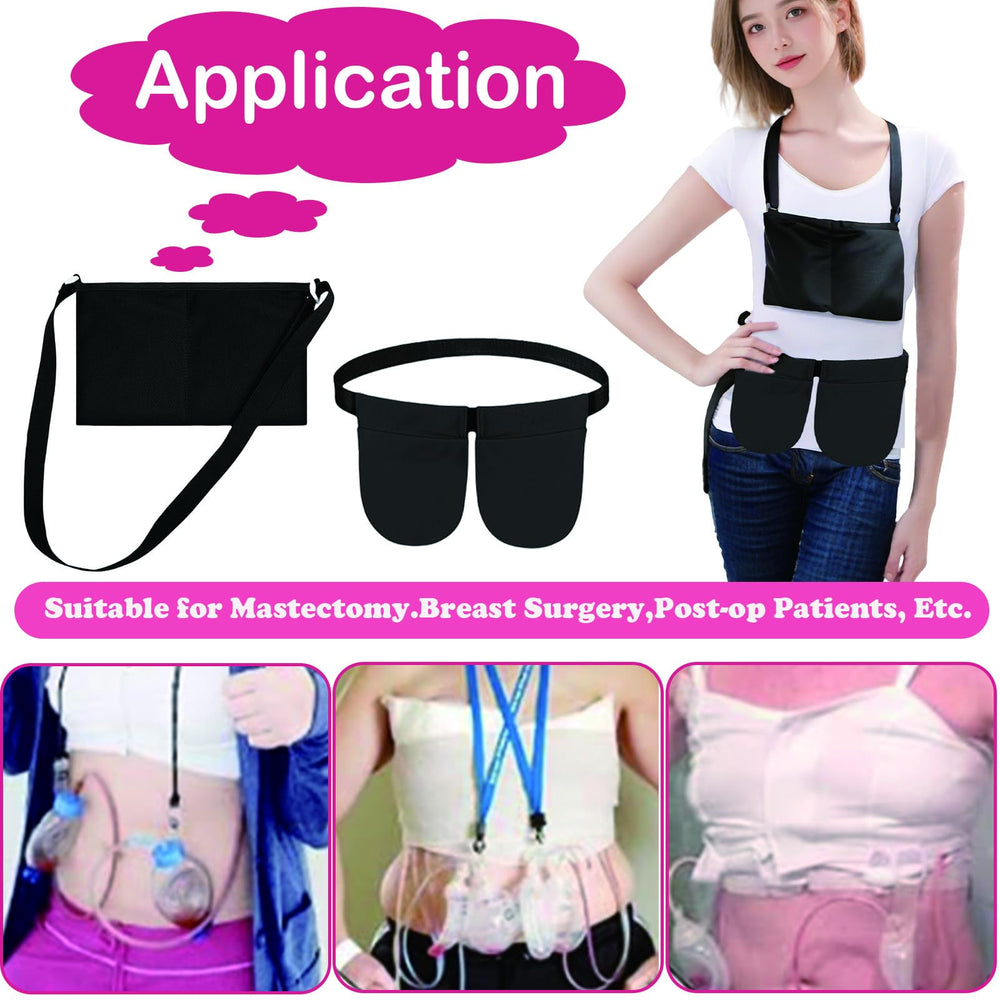 AUSTYLCO Double-Pocket Drainage Bottle holds two bottles safely during activities.