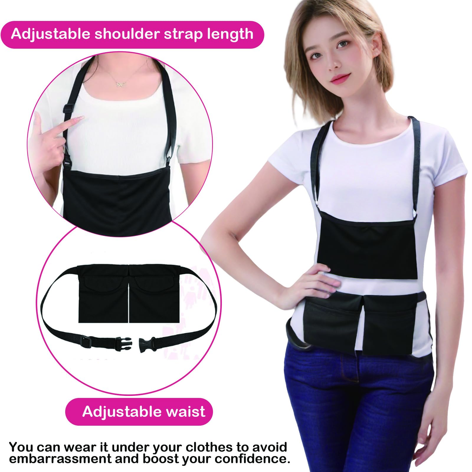 AUSTYLCO dual-pocket drainage bottle holder keeps two bottles organized and stable.
