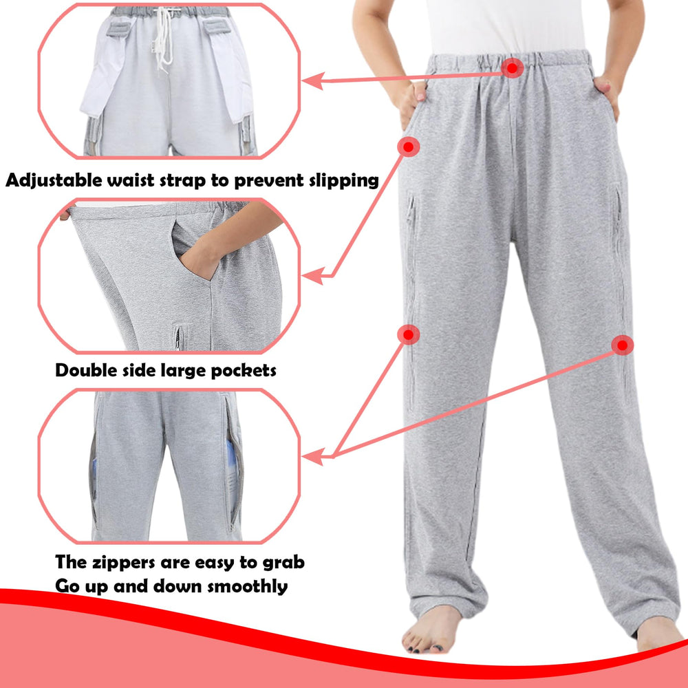 Elastic waistband provides a comfortable, adjustable fit for daily wear.