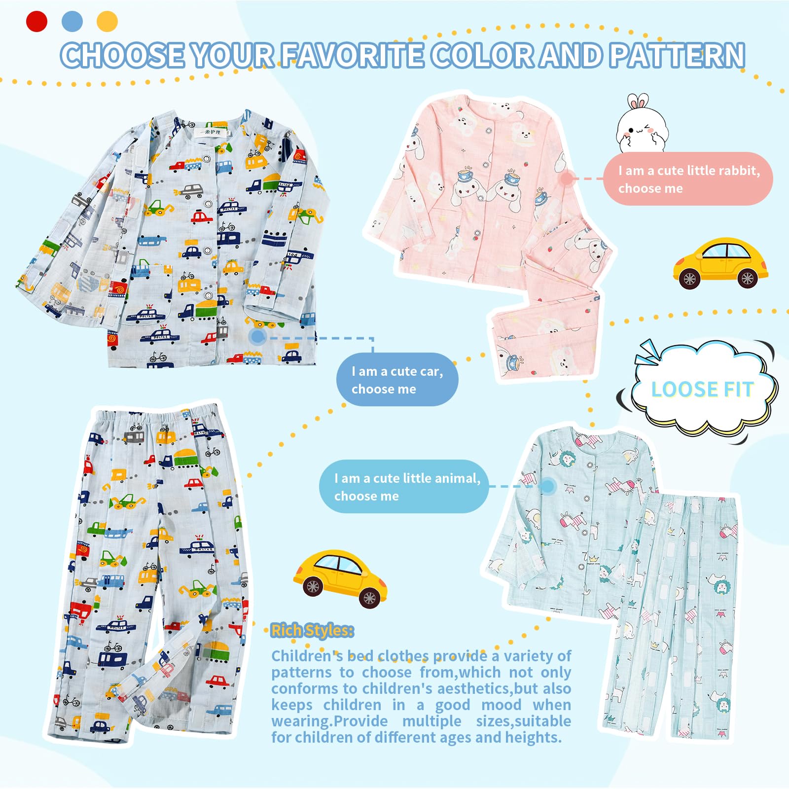 AUSTYLCO multiple sizes ensure a comfortable fit for growing children.