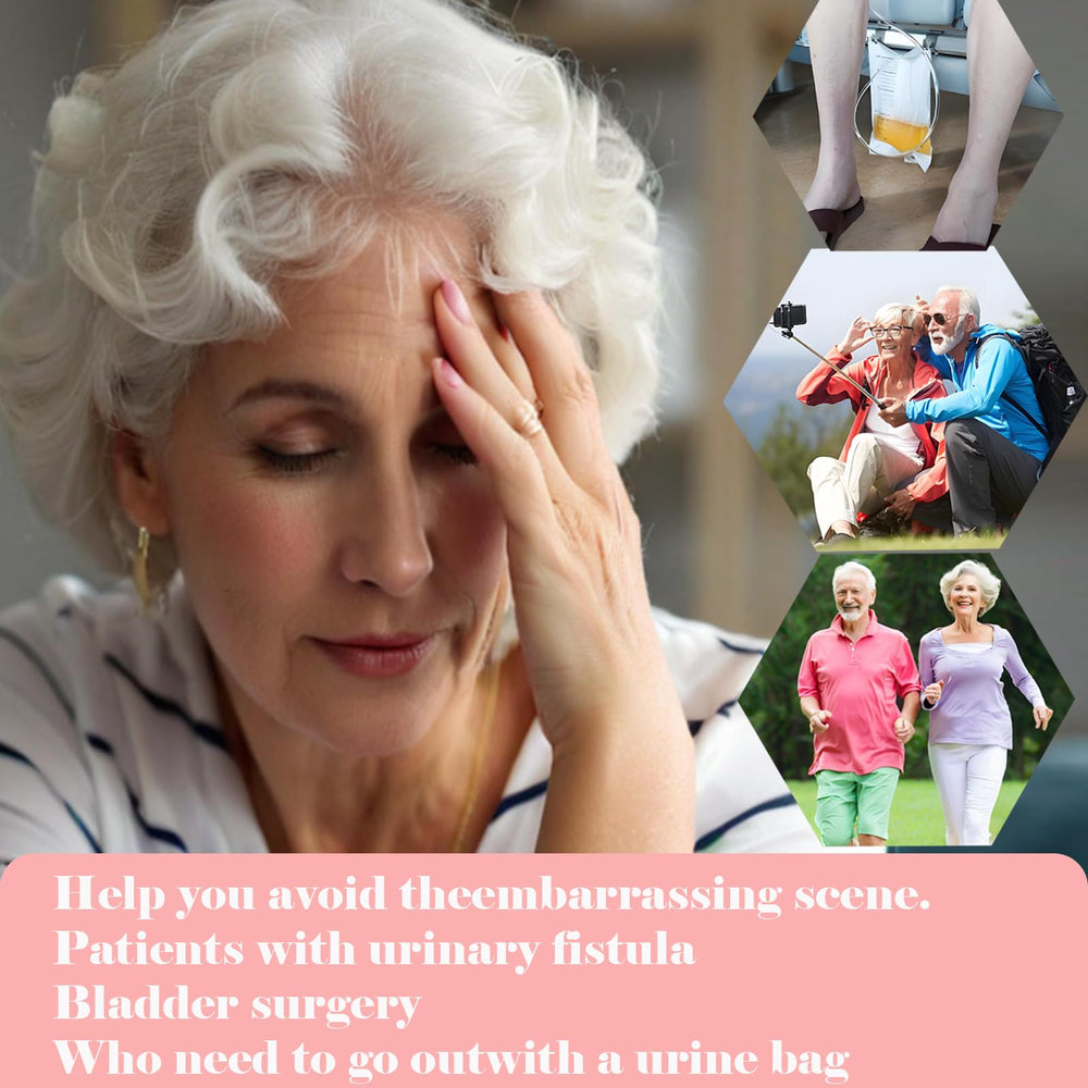 AUSTYLCO urine bag pants suitable for patients needing urine bag carriage.