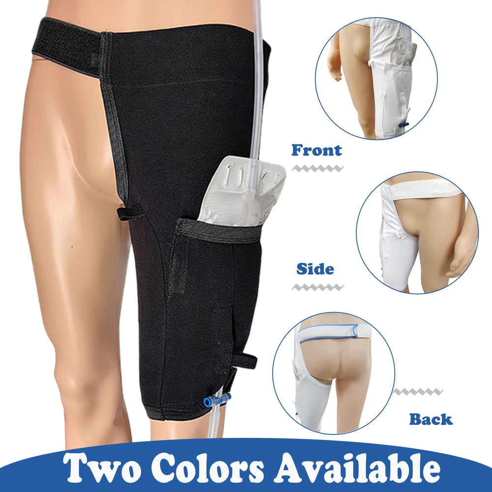 AUSTYLCO wide pocket helps carry the urine bag during movement.