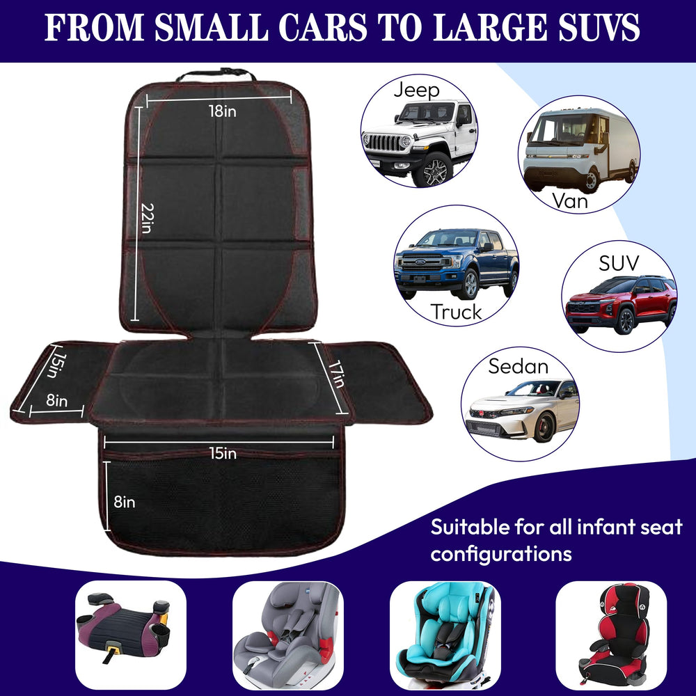 Auto Console Covers protector on the back seat ideal for pets and kids