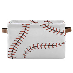 AUUXVA Baseball Storage Basket with sturdy handles for easy transport.