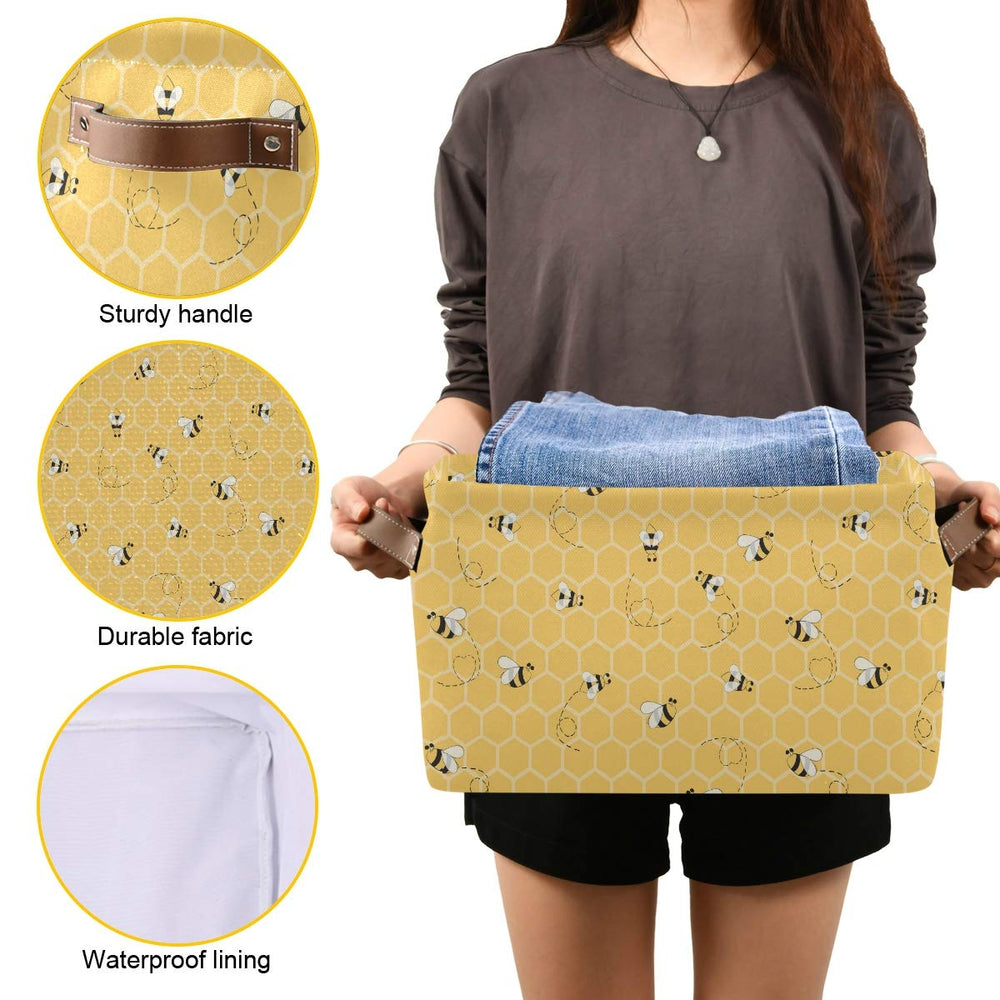 AUUXVA large-capacity storage bin for clothes, toys, and blankets.