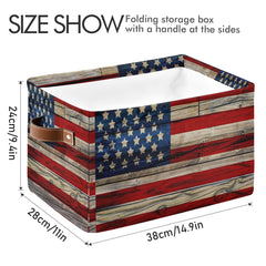 AUUXVA Collapsible closet organizer bin saves space when not in use.