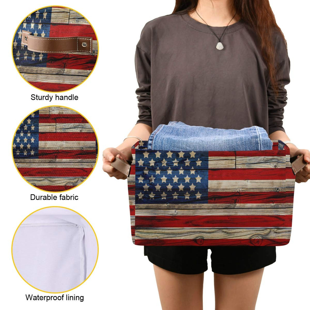 AUUXVA Memorial Day inspired basket adds color to any room.