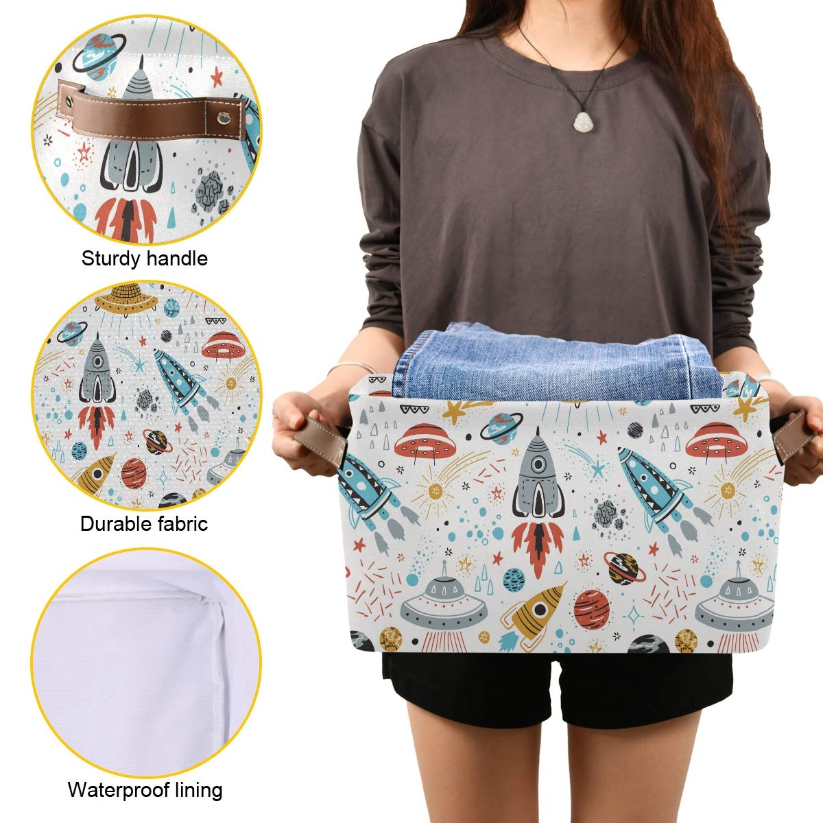 AUUXVA multipurpose organizer suitable for toys, clothes, and books.