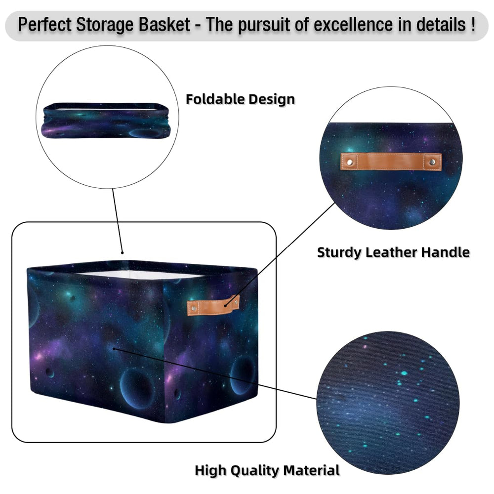 AUUXVA Nebula Galaxy basket storing toys for organized play