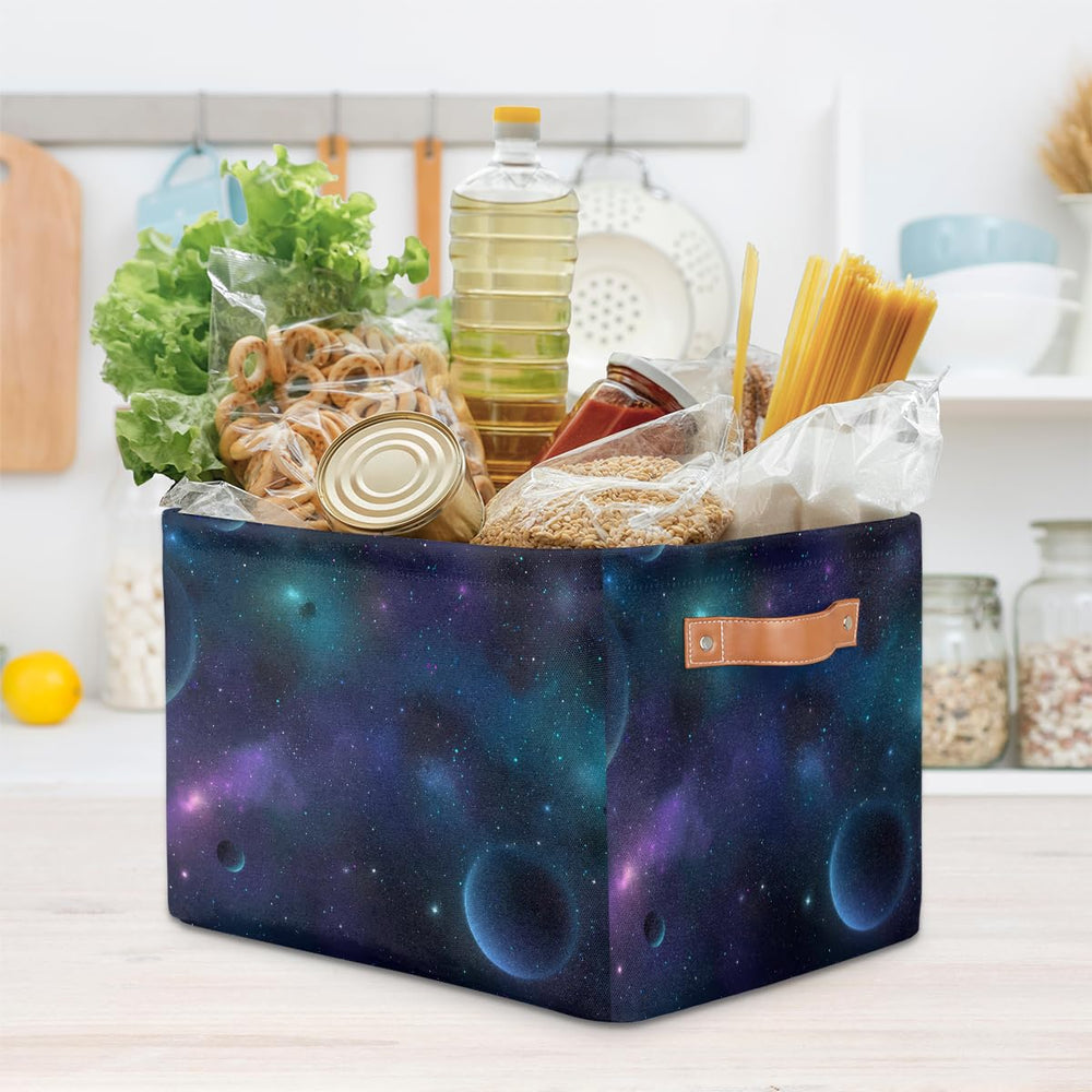 AUUXVA Nebula Galaxy basket ready for travel and laundry tasks