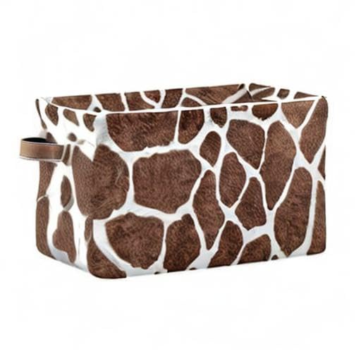 AUUXVA SEULIFE giraffe-pattern basket large capacity for towels and blankets
