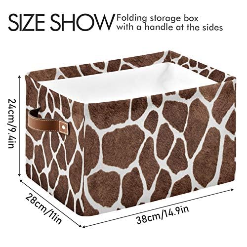 AUUXVA SEULIFE giraffe-pattern basket in nursery for clutter-free shelves