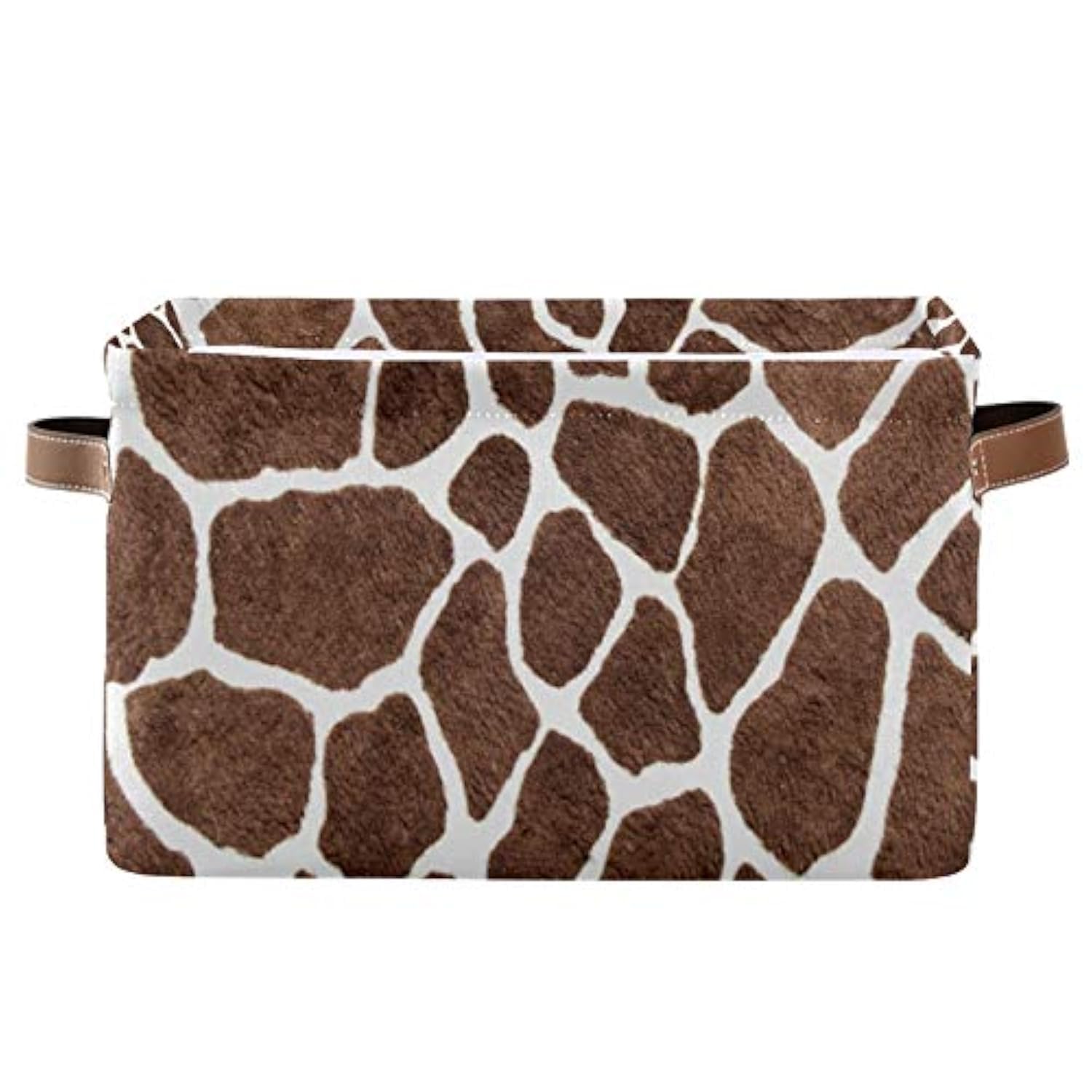 AUUXVA SEULIFE giraffe-pattern basket open top useful for quick toy organization