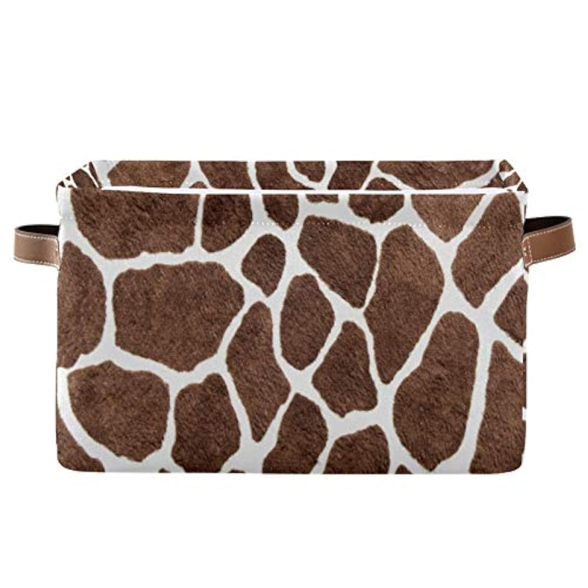 AUUXVA SEULIFE giraffe-pattern basket open top useful for quick toy organization