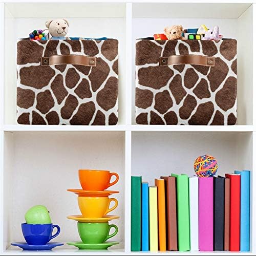 AUUXVA SEULIFE giraffe-pattern basket waterproof inner keeps items dry
