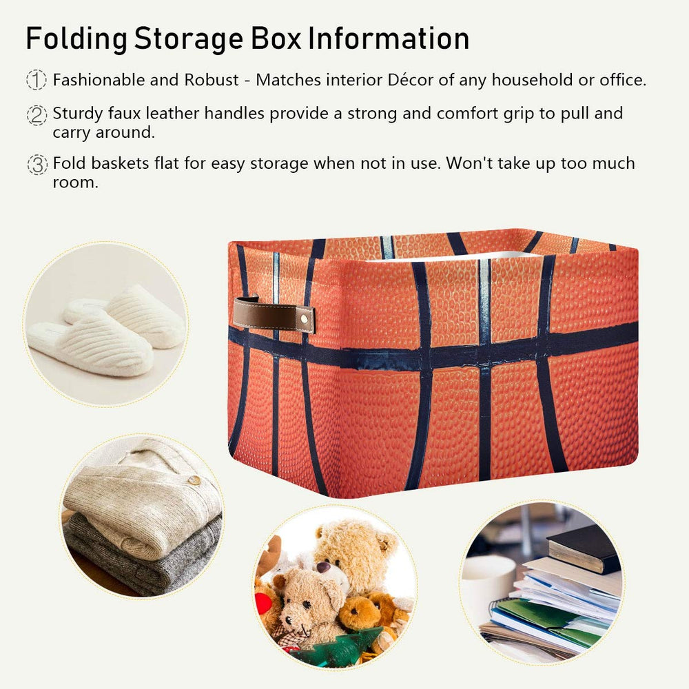 AUUXVA storage basket cube in closet keeps items organized.