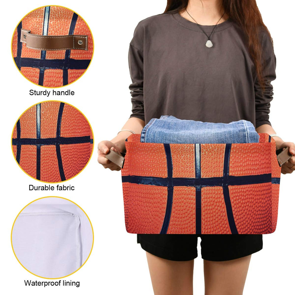 AUUXVA storage basket cube used as laundry bin for sorting.