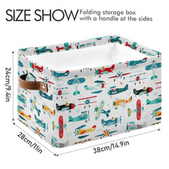 AUUXVA storage basket cube size 15x11x9.5 inches, fits shelves and closets.