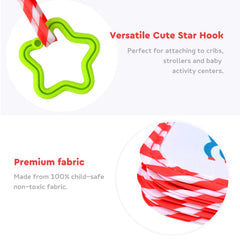 AUVCAS soft fabric cover is baby-safe and durable for daily use