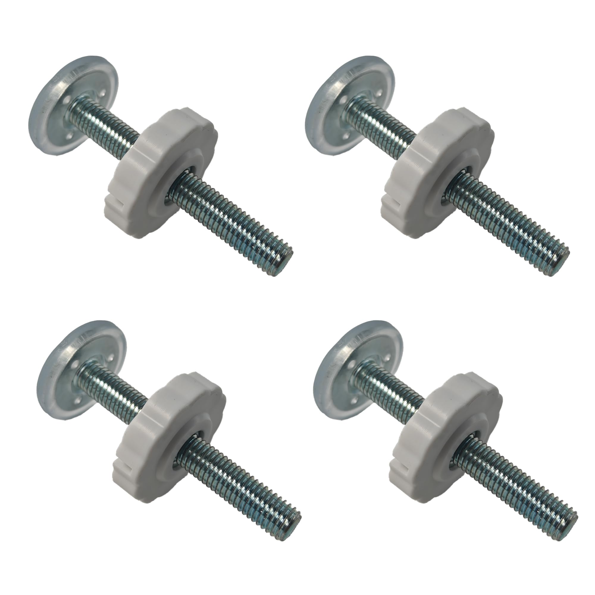 AUXBC M10 threaded spindle rod 80mm for baby gates, compatible with pressure-mounted systems.