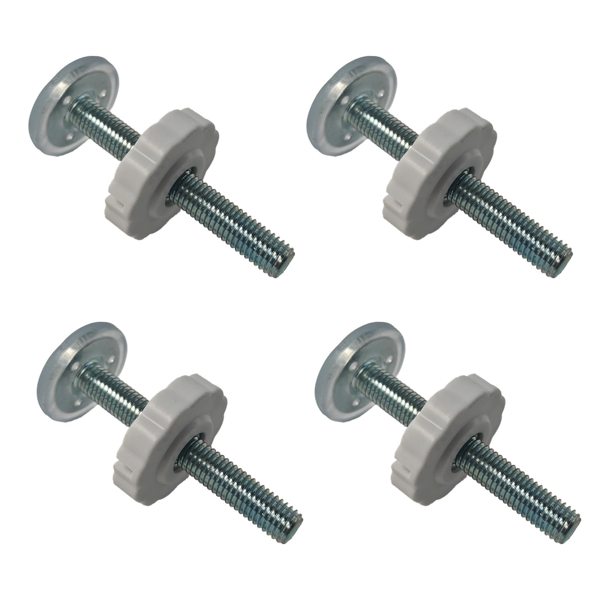 AUXBC M10 threaded spindle rod 80mm for baby gates, compatible with pressure-mounted systems.