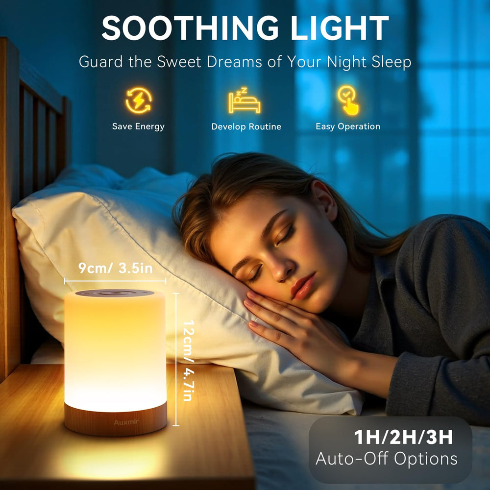 Auxmir night light timer function turns off after selected hours