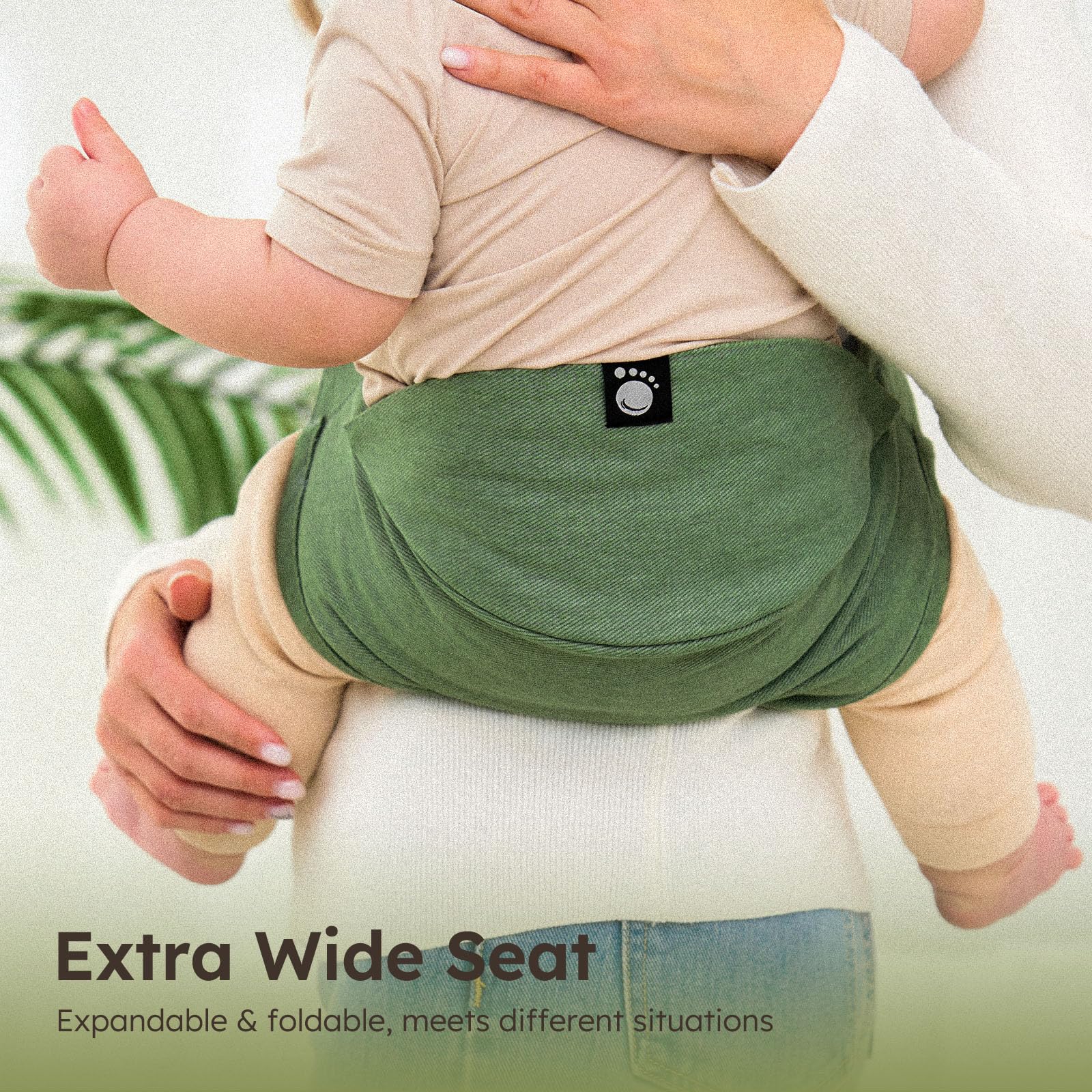 AUYEAZGO Toddler Sling Carrier ergonomic-fit centered comfort and healthy hip positioning.