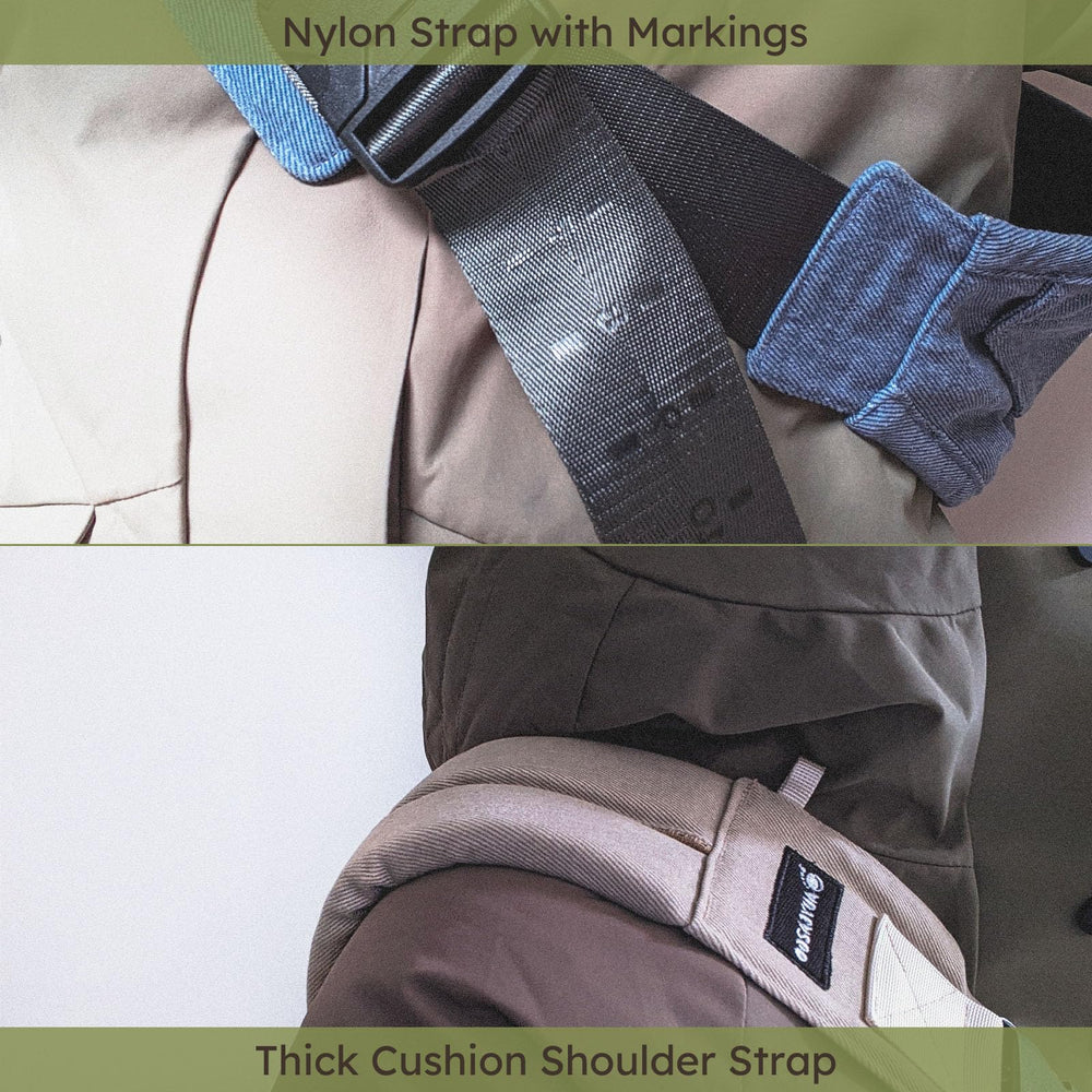 AUYEAZGO Toddler Sling Carrier easy-on-off design saves time during outings.