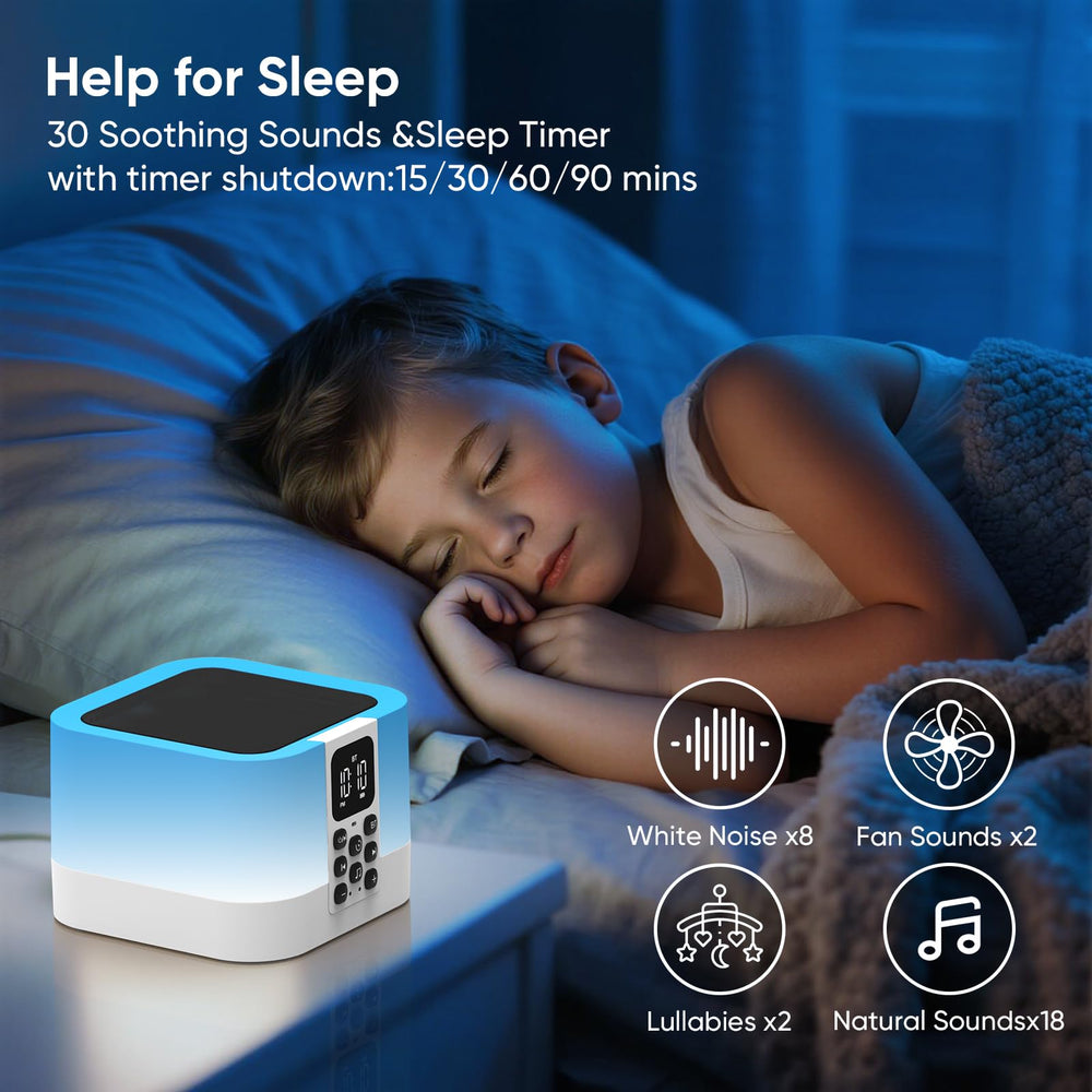 AUYLE digital alarm clock display with precise wake settings.