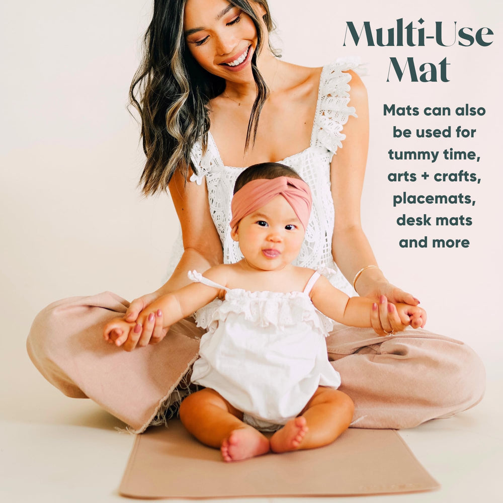 Foldable travel changing pad for quick diaper changes on the go