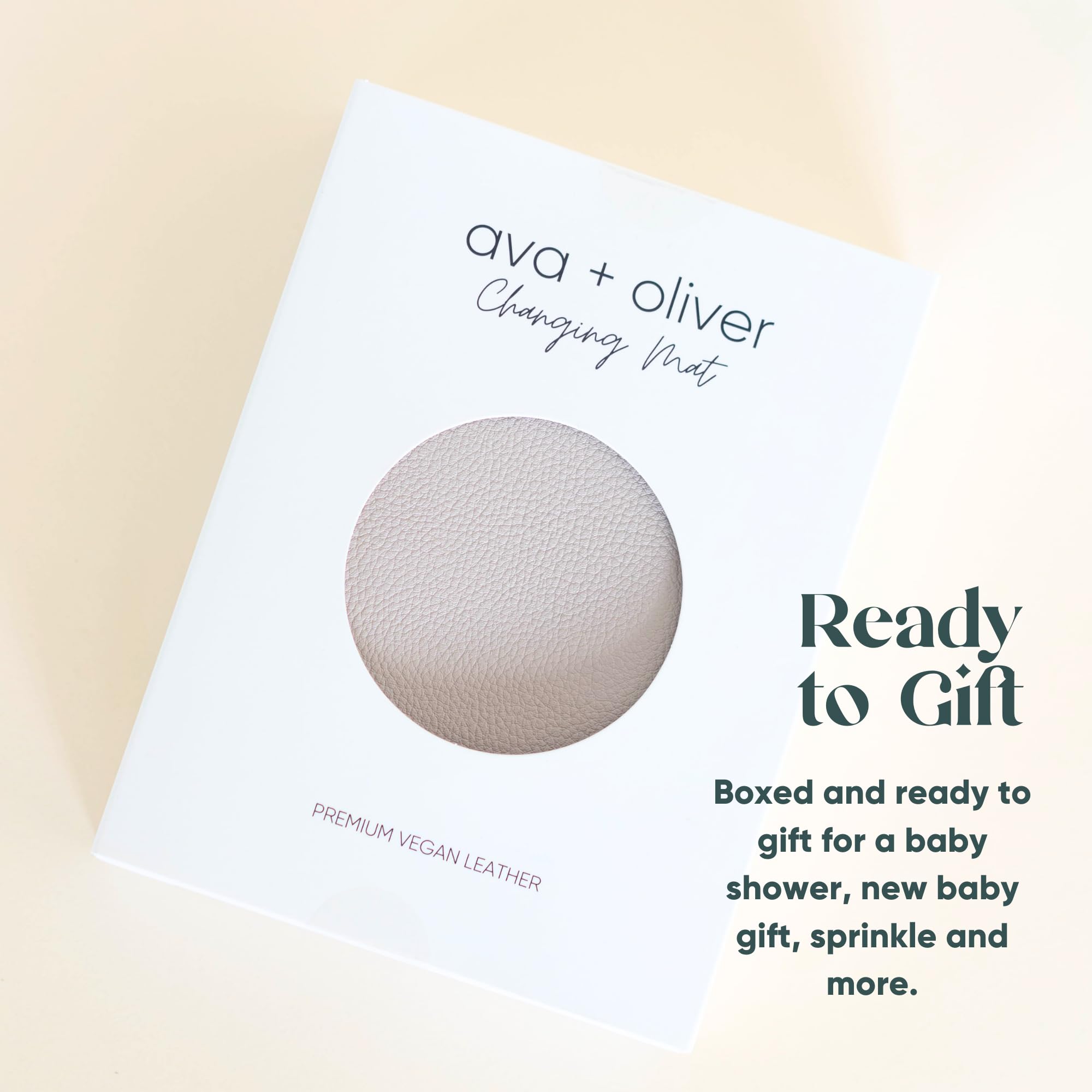 AVA + OLIVER Sage changing mat, a practical gift for new parents.